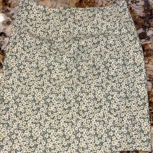 Green Mini Skirt